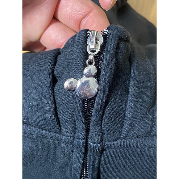 Disney Bradford Exchange Womens Black Mickey Love Hoodie Size Large 20pit2pit - Picture 5 of 10